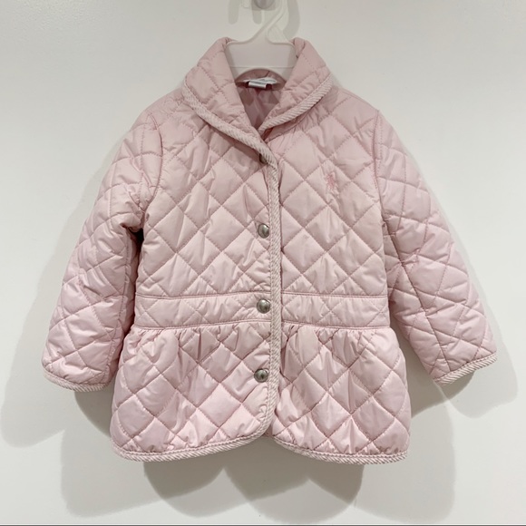Ralph Lauren Baby Toddler girl quilted Pink Jacket - Picture 6 of 7